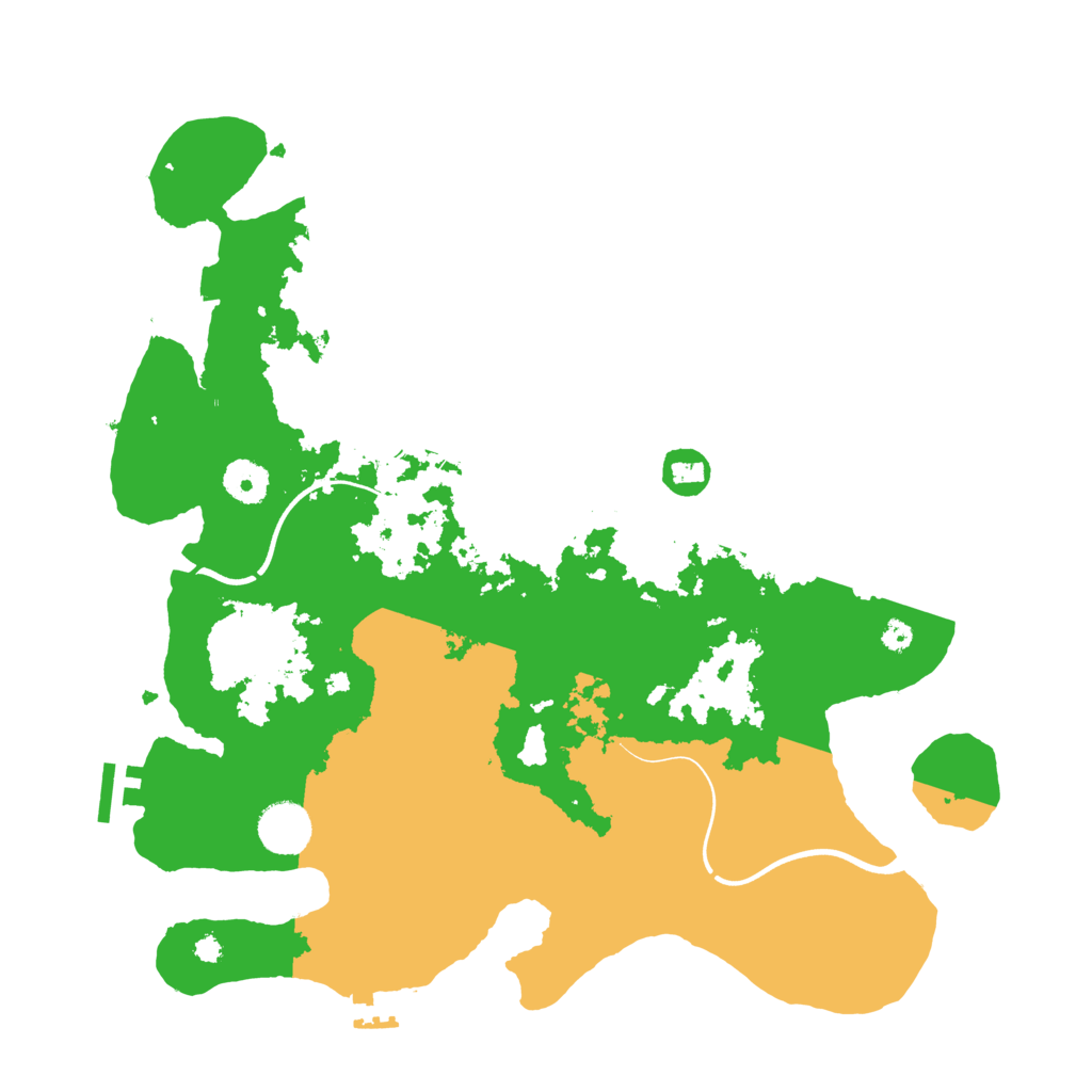 Biome Rust Map: Procedural Map, Size: 3700, Seed: 253615499