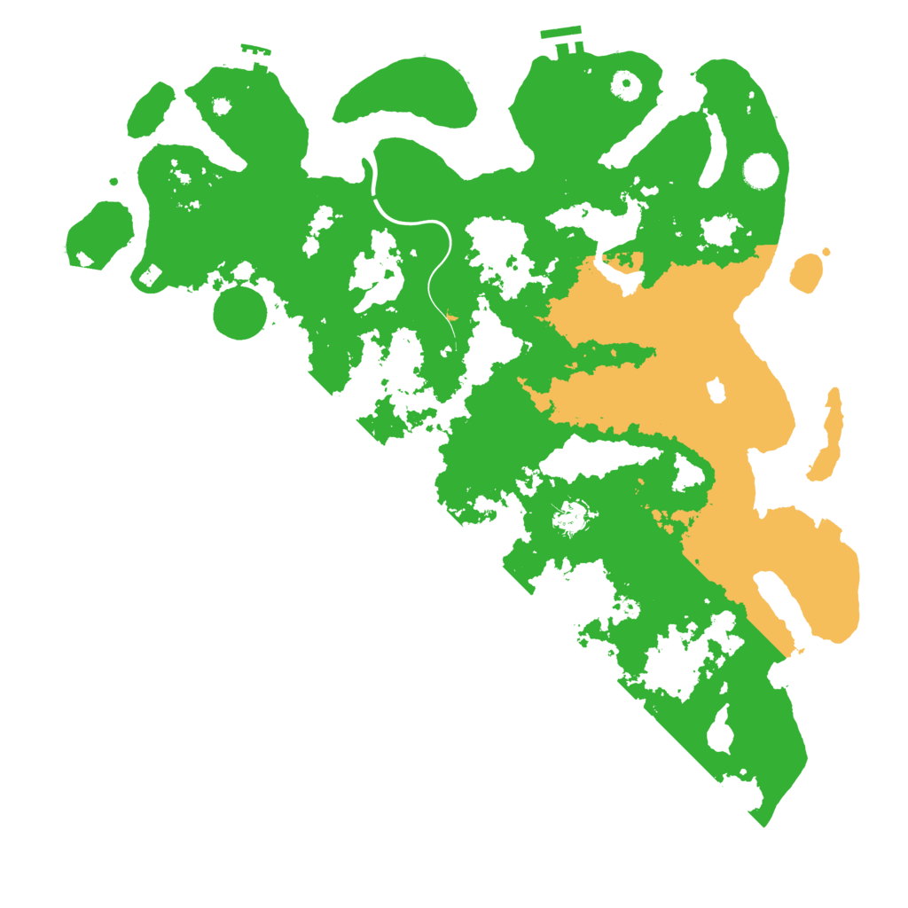 Biome Rust Map: Procedural Map, Size: 4500, Seed: 1709124079