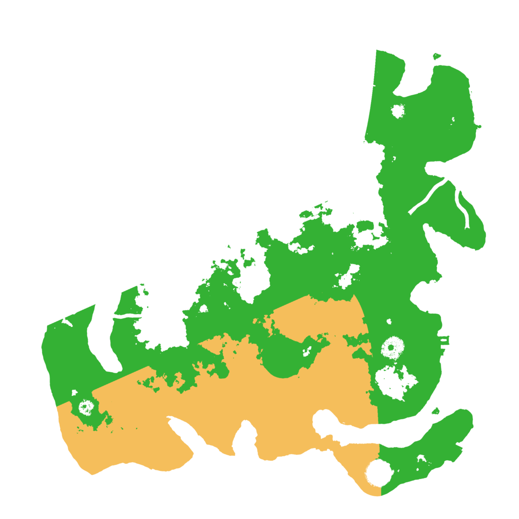 Biome Rust Map: Procedural Map, Size: 3500, Seed: 2069678902