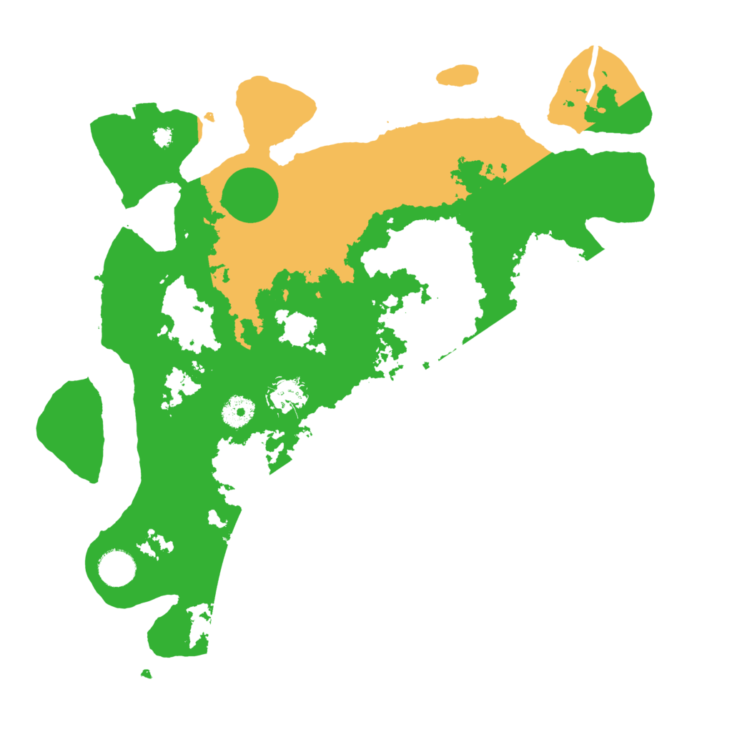 Biome Rust Map: Procedural Map, Size: 3500, Seed: 1256873945