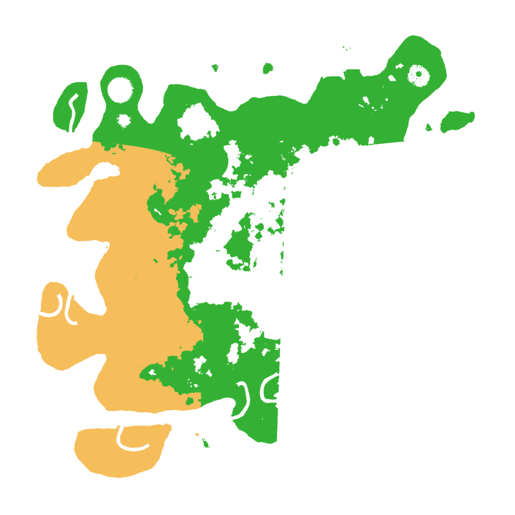 Biome Rust Map: Procedural Map, Size: 3600, Seed: 14551158