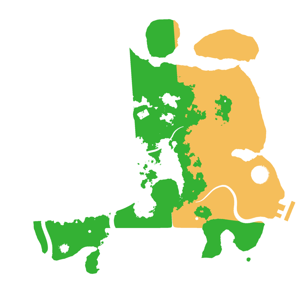 Biome Rust Map: Procedural Map, Size: 3000, Seed: 1209013640