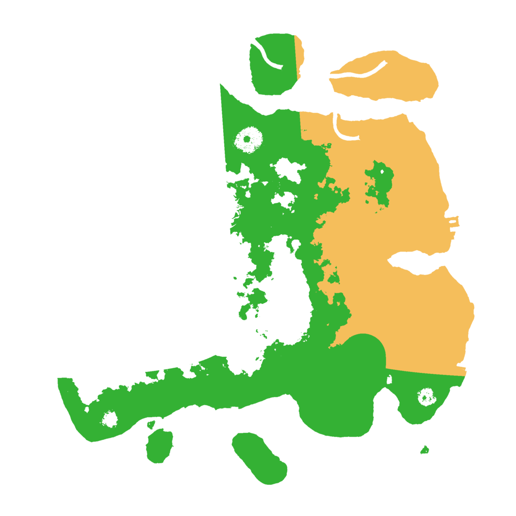 Biome Rust Map: Procedural Map, Size: 3000, Seed: 1209013640