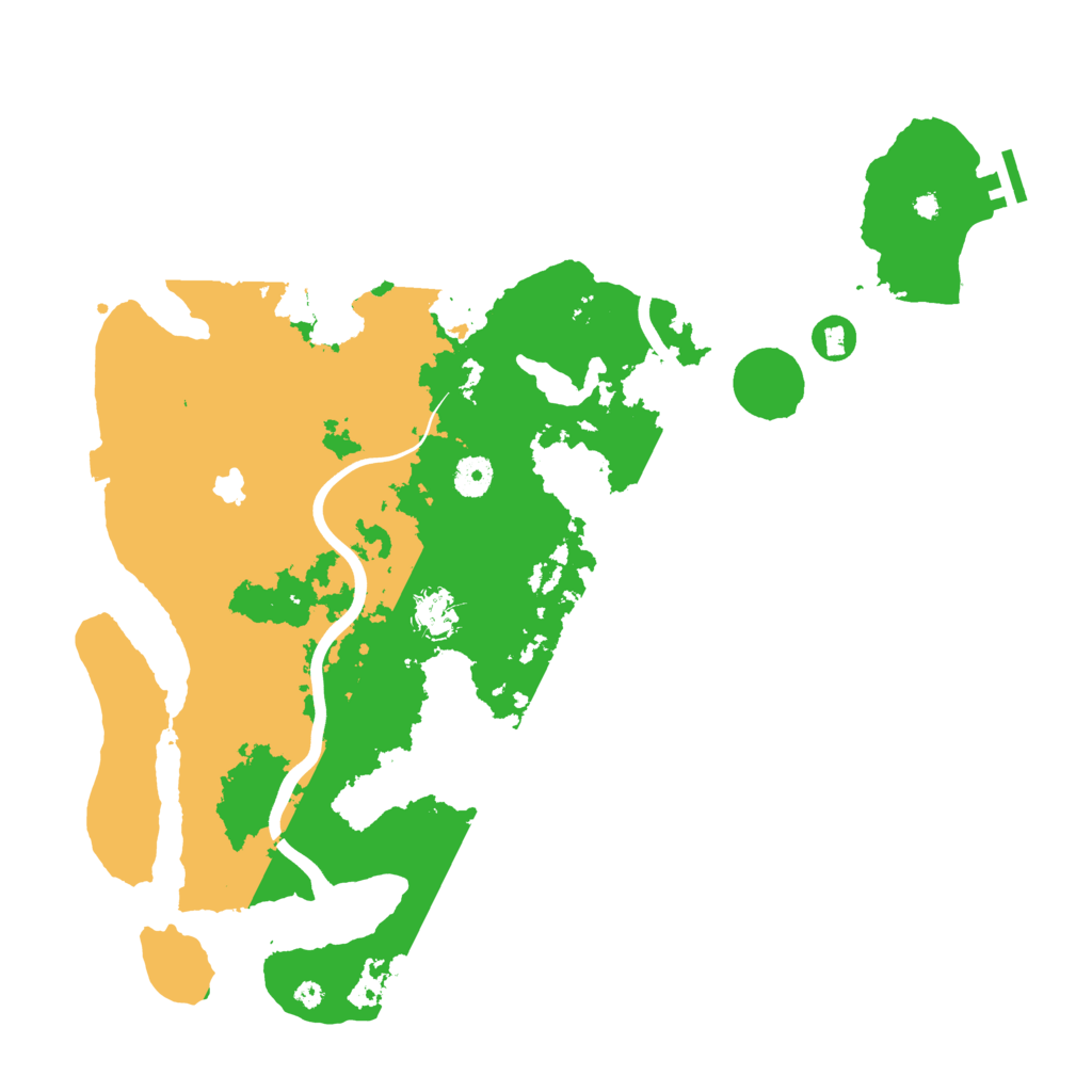 Biome Rust Map: Procedural Map, Size: 4100, Seed: 10