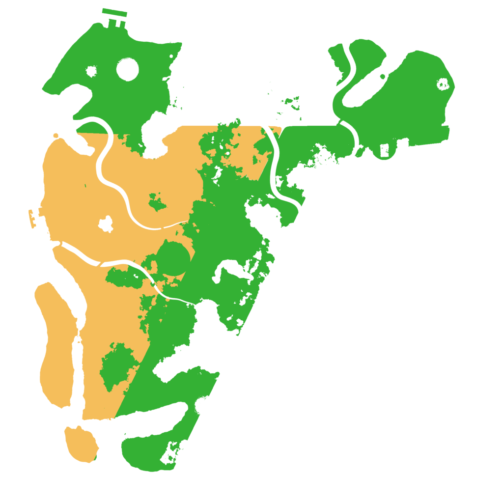 Biome Rust Map: Procedural Map, Size: 4100, Seed: 10