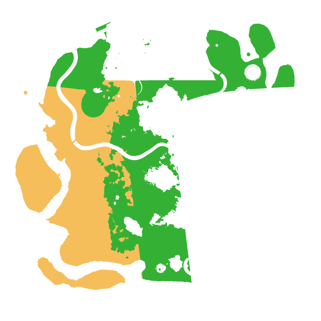 Biome Rust Map: Procedural Map, Size: 3500, Seed: 1767347728