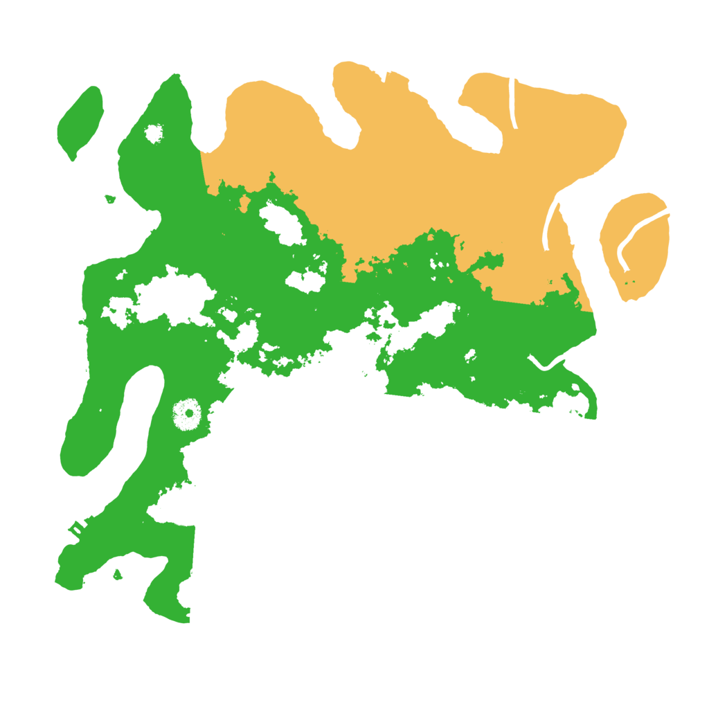 Biome Rust Map: Procedural Map, Size: 3500, Seed: 97435846