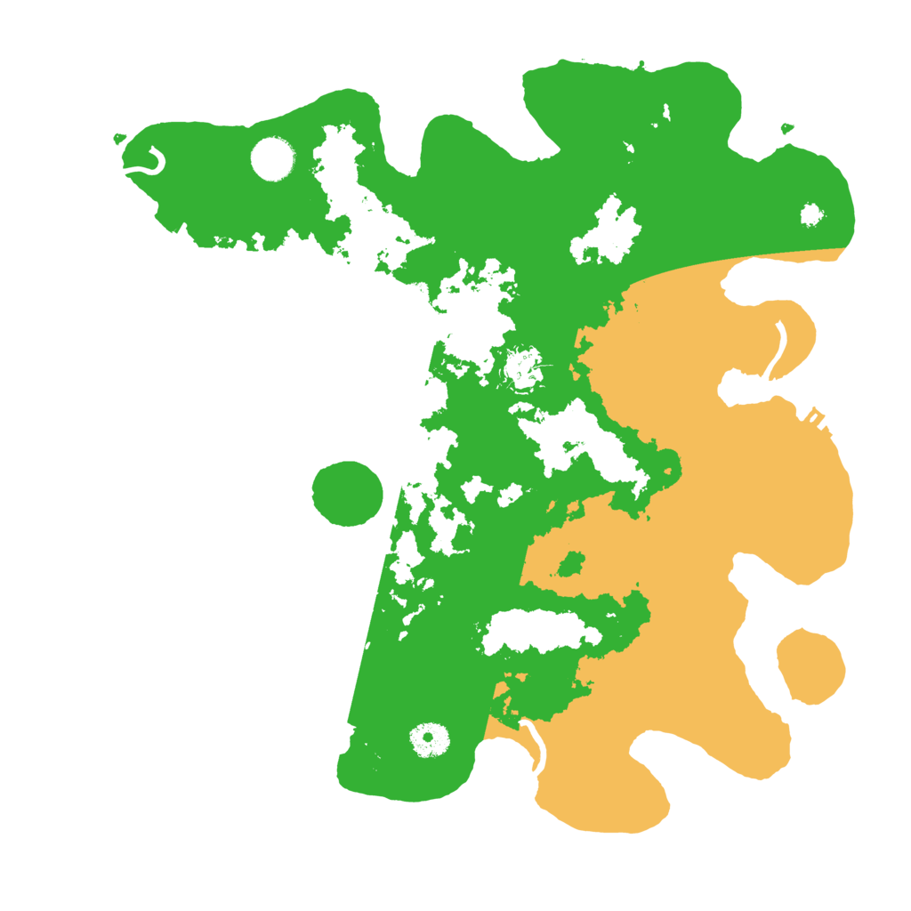 Biome Rust Map: Procedural Map, Size: 3700, Seed: 74320378
