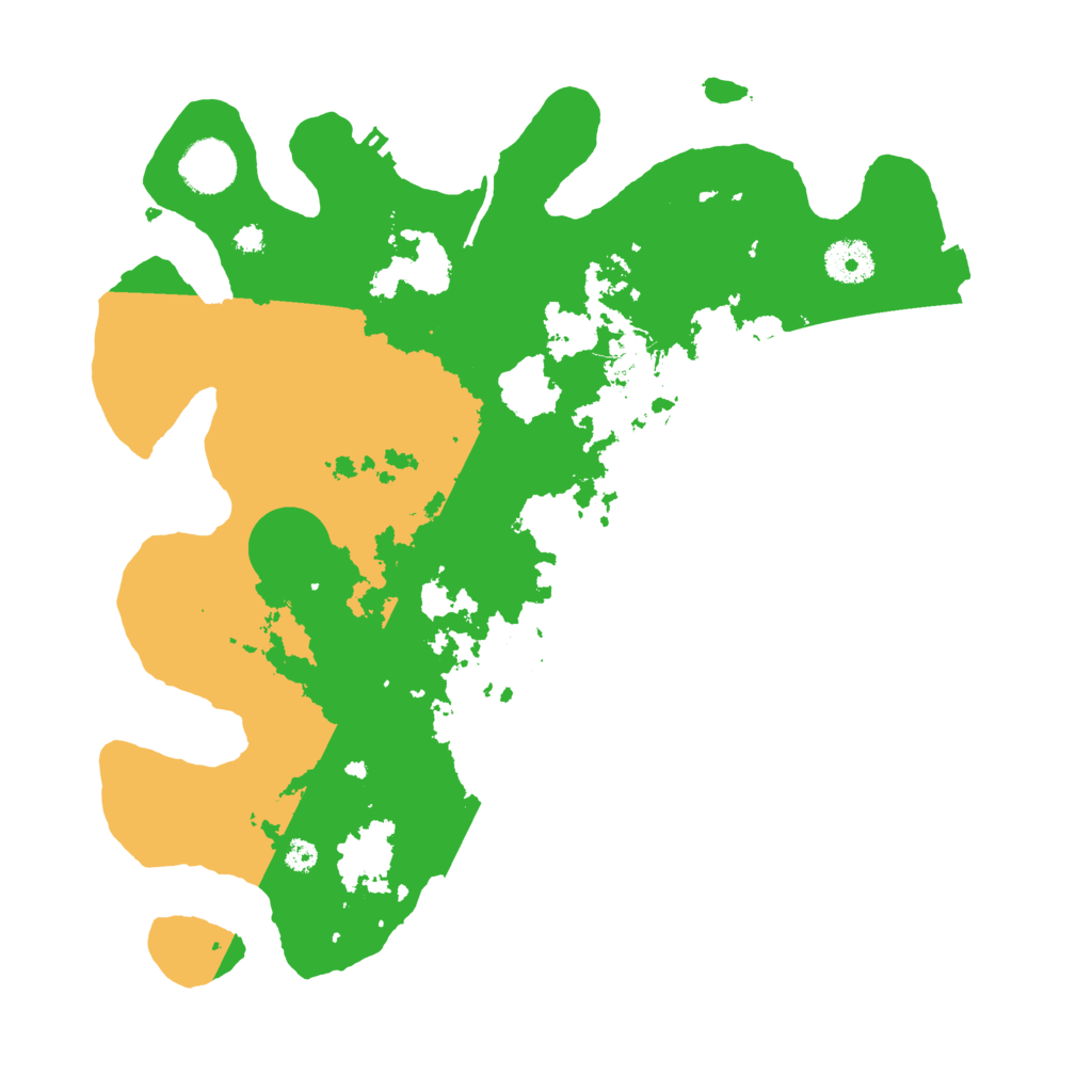 Biome Rust Map: Procedural Map, Size: 3500, Seed: 14374012