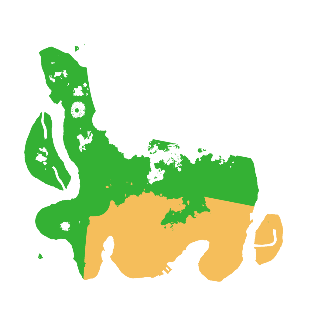 Biome Rust Map: Procedural Map, Size: 3000, Seed: 104710091