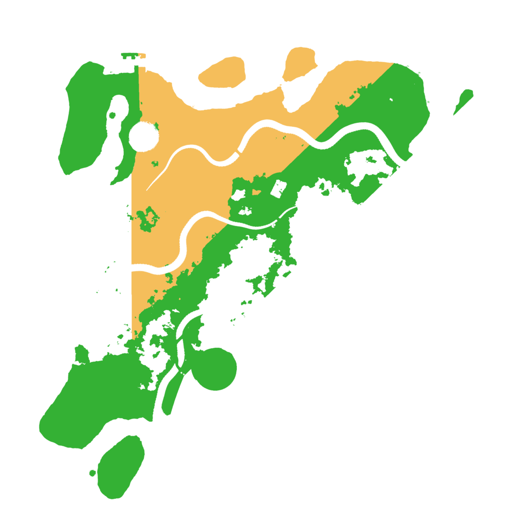 Biome Rust Map: Procedural Map, Size: 3270, Seed: 87632