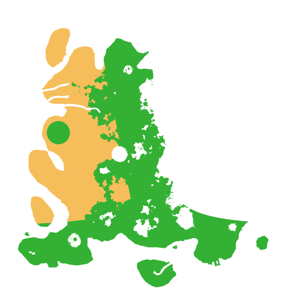 Biome Rust Map: Procedural Map, Size: 3500, Seed: 63704492