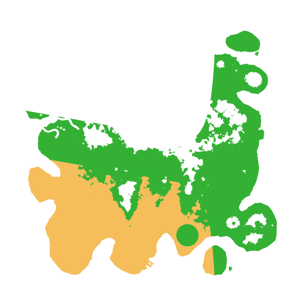 Biome Rust Map: Procedural Map, Size: 3500, Seed: 1011781047