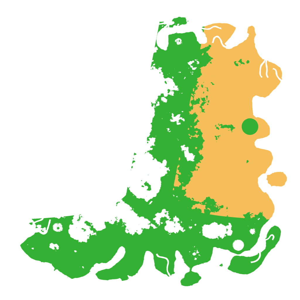 Biome Rust Map: Procedural Map, Size: 4800, Seed: 19519539