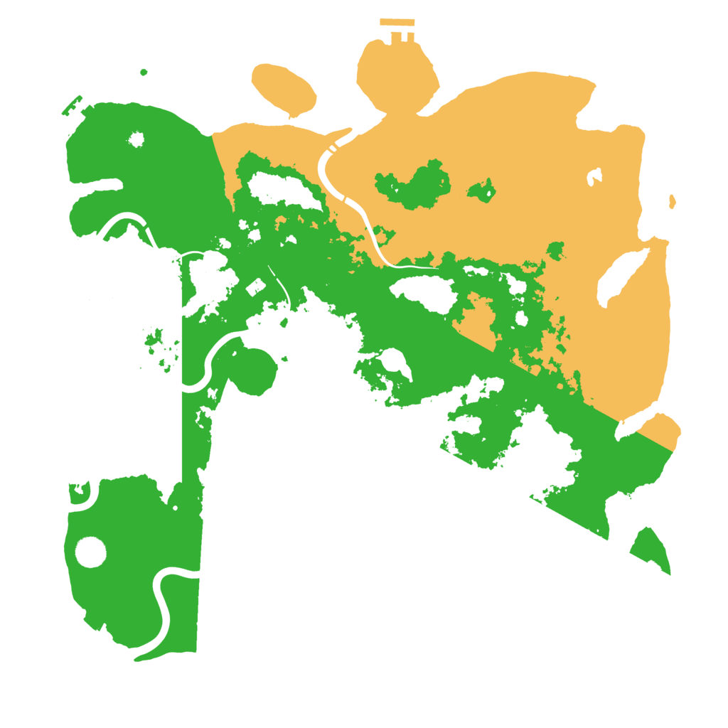 Biome Rust Map: Procedural Map, Size: 4250, Seed: 18799