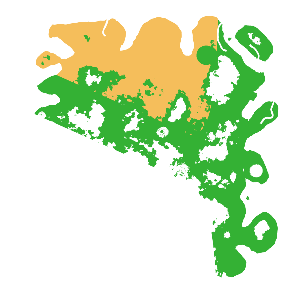 Biome Rust Map: Procedural Map, Size: 4050, Seed: 666793083
