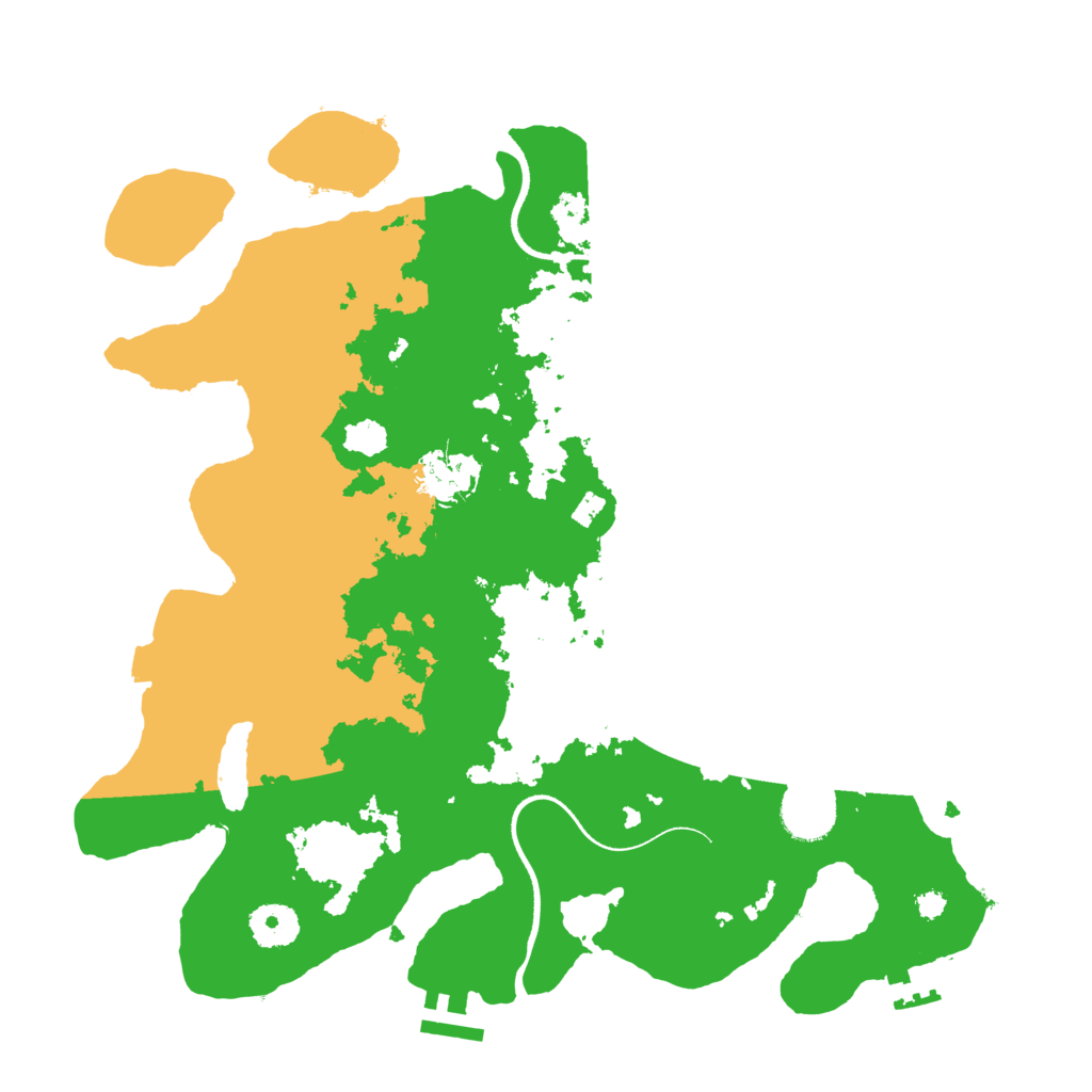 Biome Rust Map: Procedural Map, Size: 3500, Seed: 1619687599