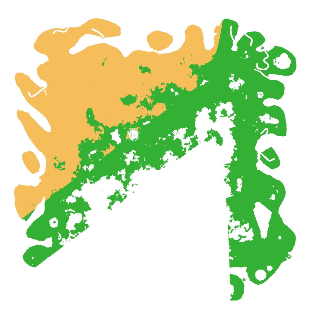 Biome Rust Map: Procedural Map, Size: 5000, Seed: 668115