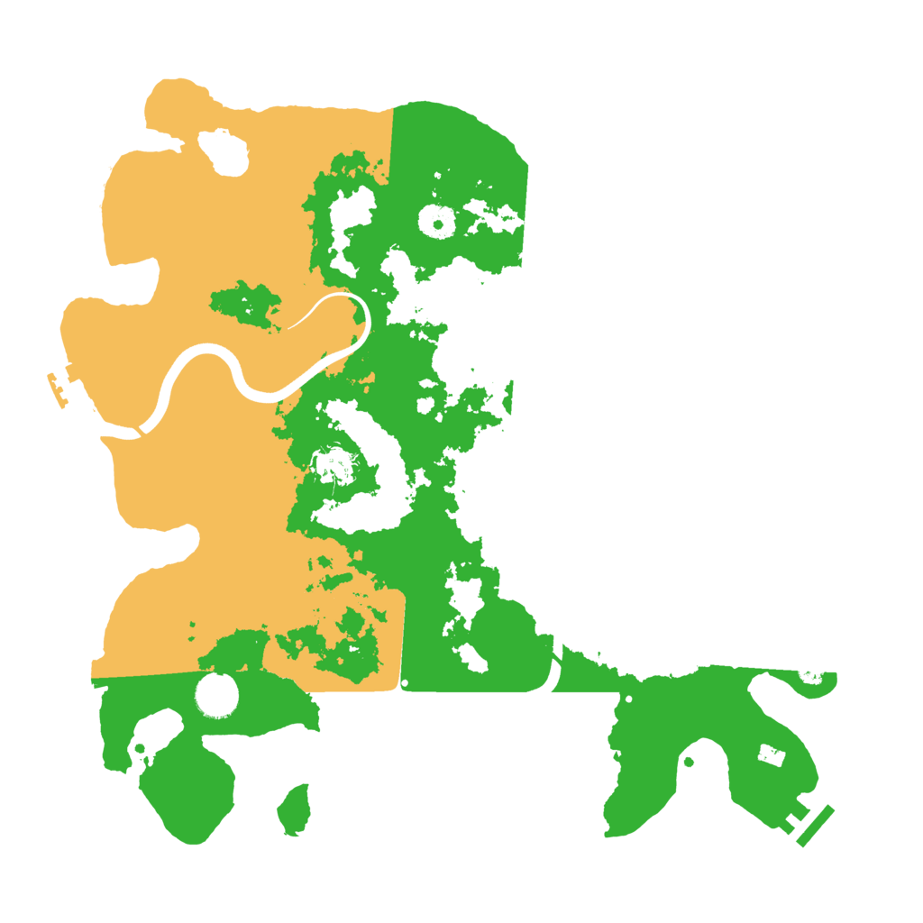 Biome Rust Map: Procedural Map, Size: 3800, Seed: 1166895187