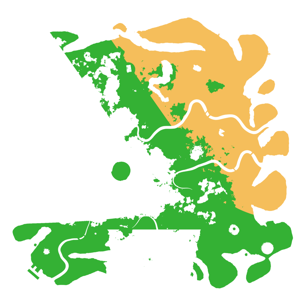Biome Rust Map: Procedural Map, Size: 4500, Seed: 519376595