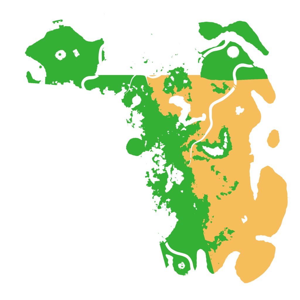Biome Rust Map: Procedural Map, Size: 4500, Seed: 1051168