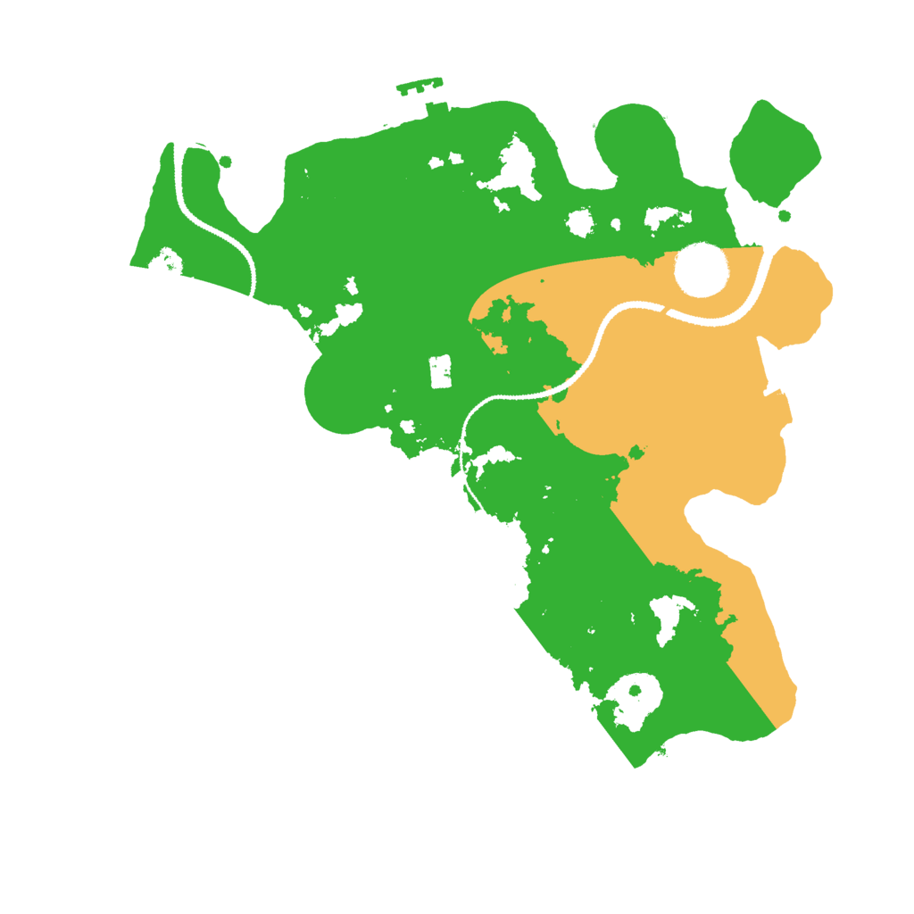 Biome Rust Map: Procedural Map, Size: 3000, Seed: 1425623191