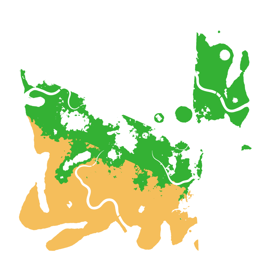 Biome Rust Map: Procedural Map, Size: 4500, Seed: 7776797