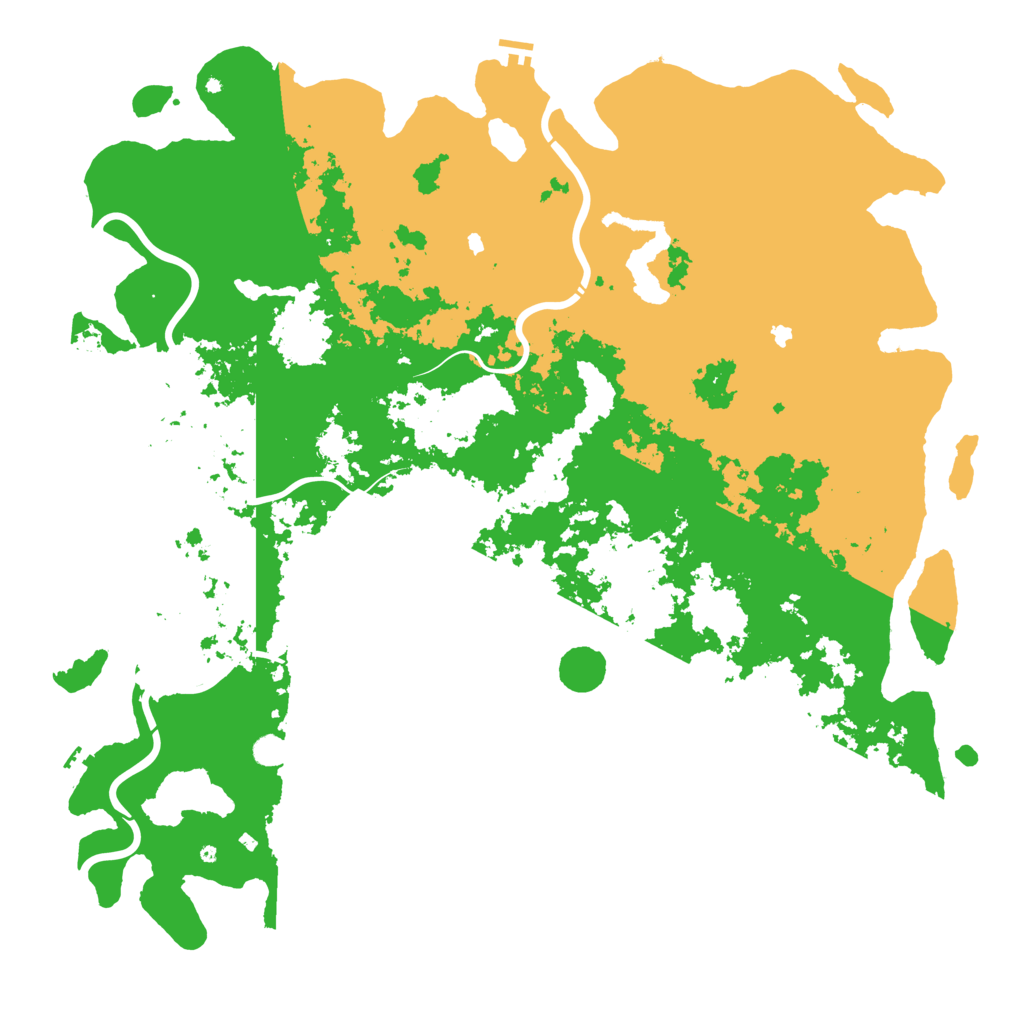 Biome Rust Map: Procedural Map, Size: 6000, Seed: 118576024