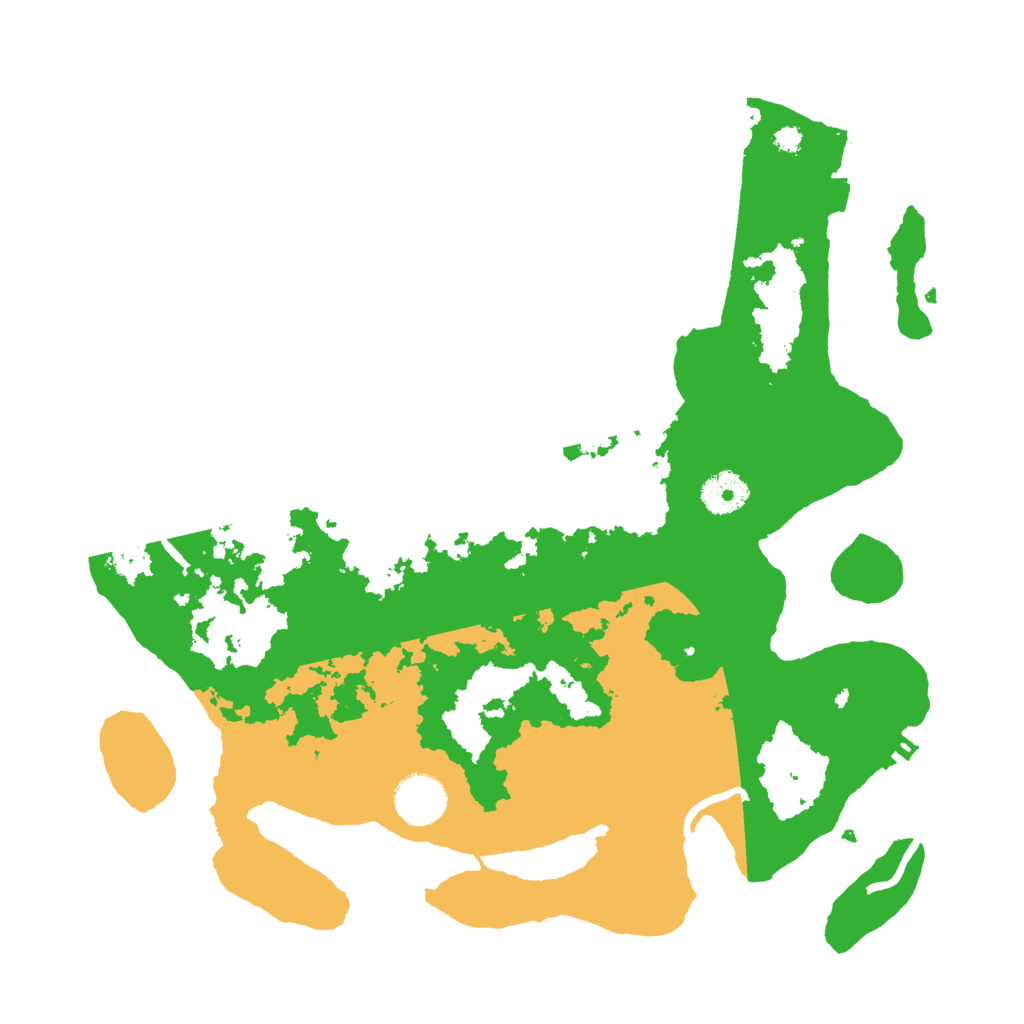 Biome Rust Map: Procedural Map, Size: 3500, Seed: 7077855