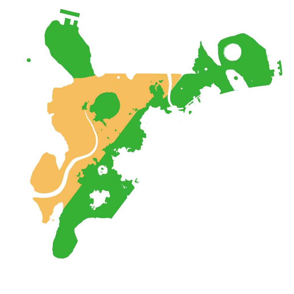 Biome Rust Map: Procedural Map, Size: 3000, Seed: 190260873