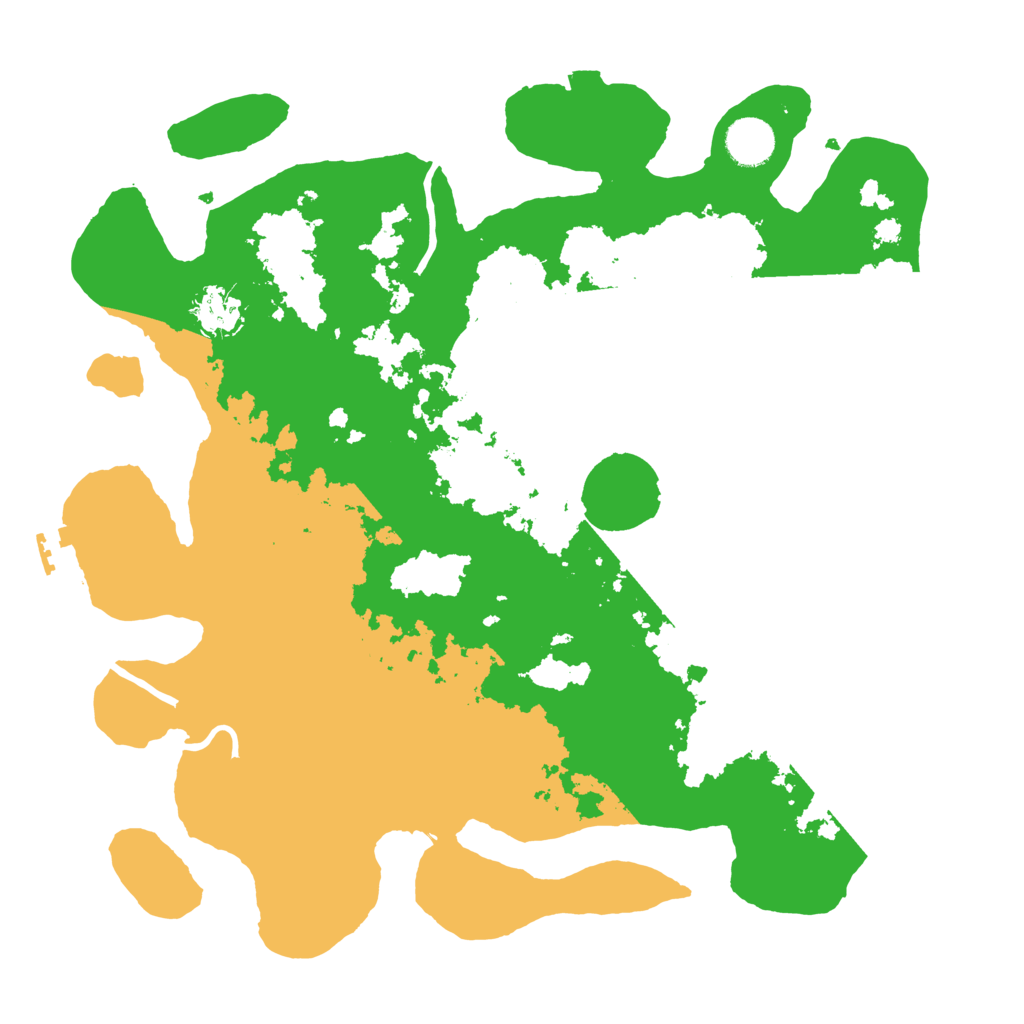 Biome Rust Map: Procedural Map, Size: 3700, Seed: 424110066