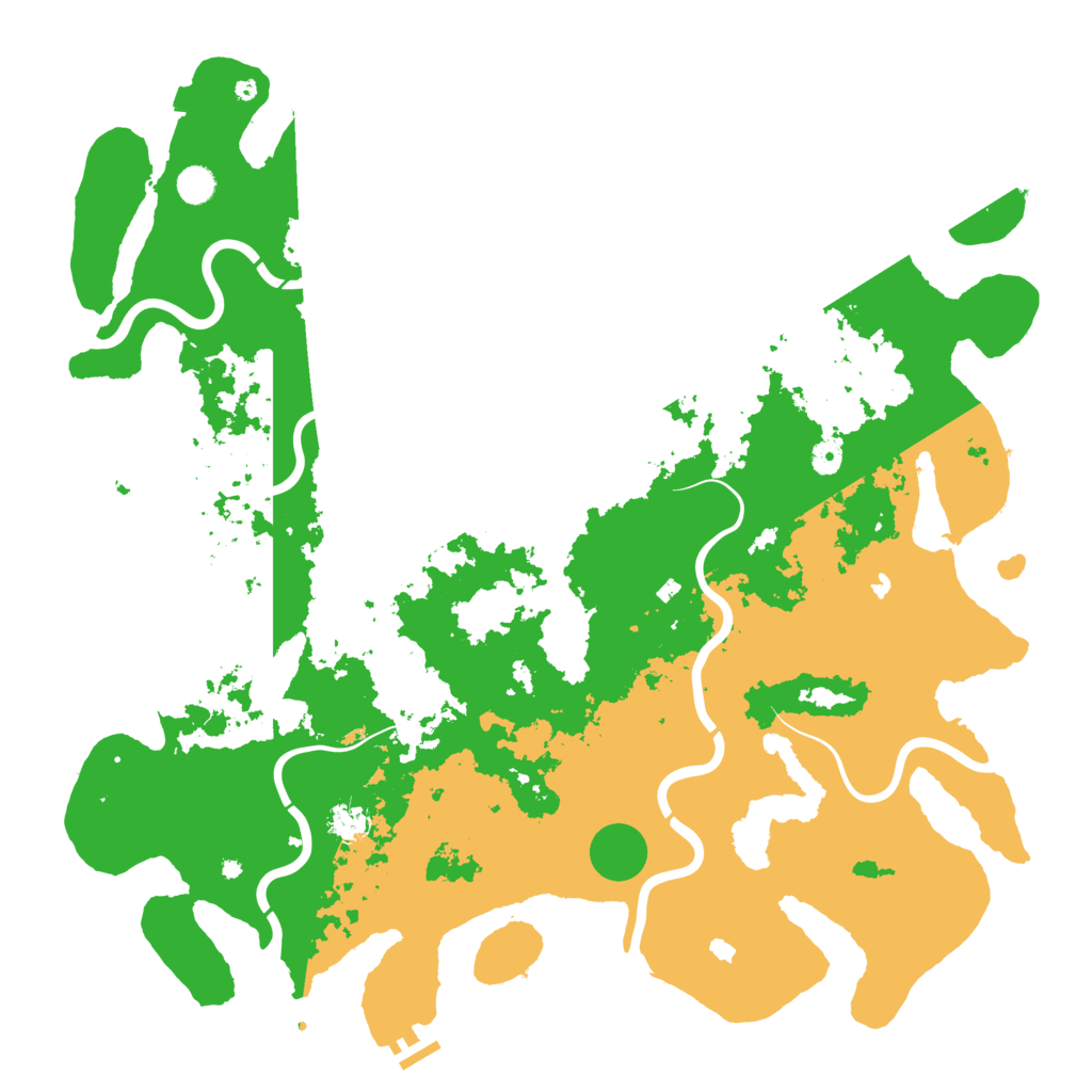 Biome Rust Map: Procedural Map, Size: 5000, Seed: 988808299