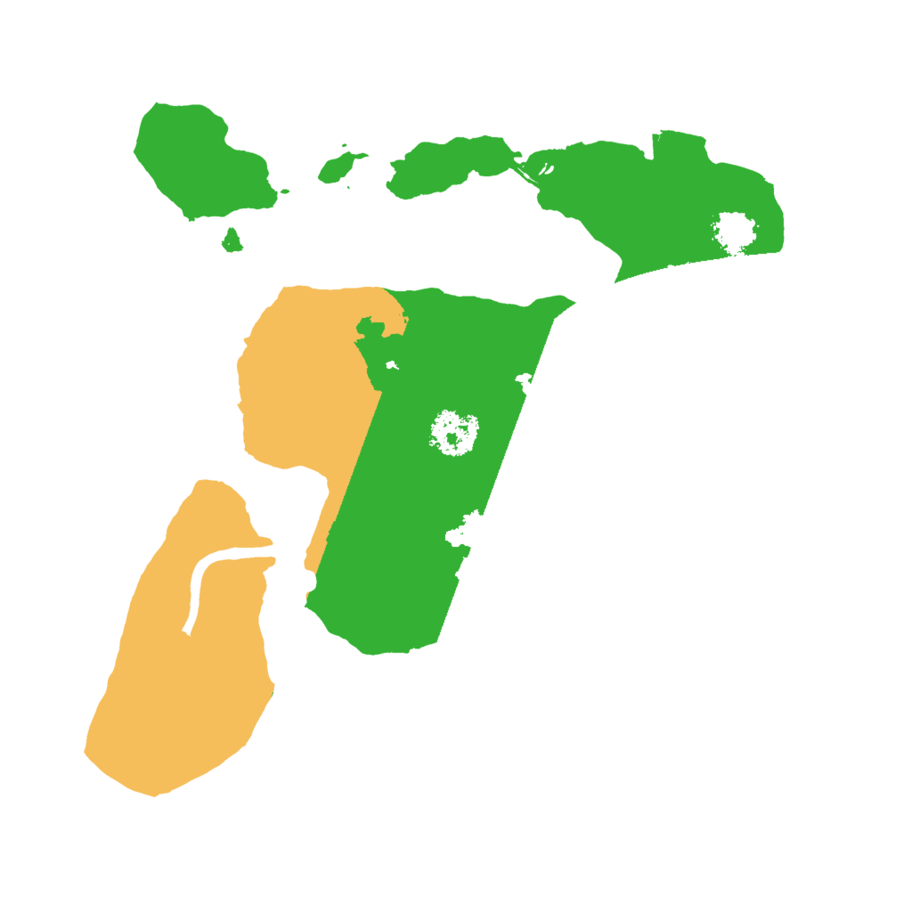 Biome Rust Map: Procedural Map, Size: 2000, Seed: 1079268454