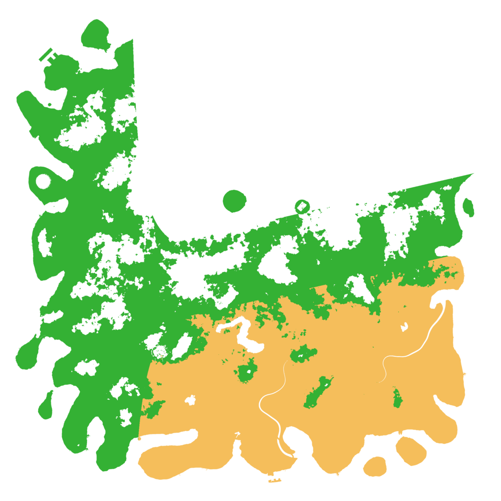 Biome Rust Map: Procedural Map, Size: 6000, Seed: 2144148954