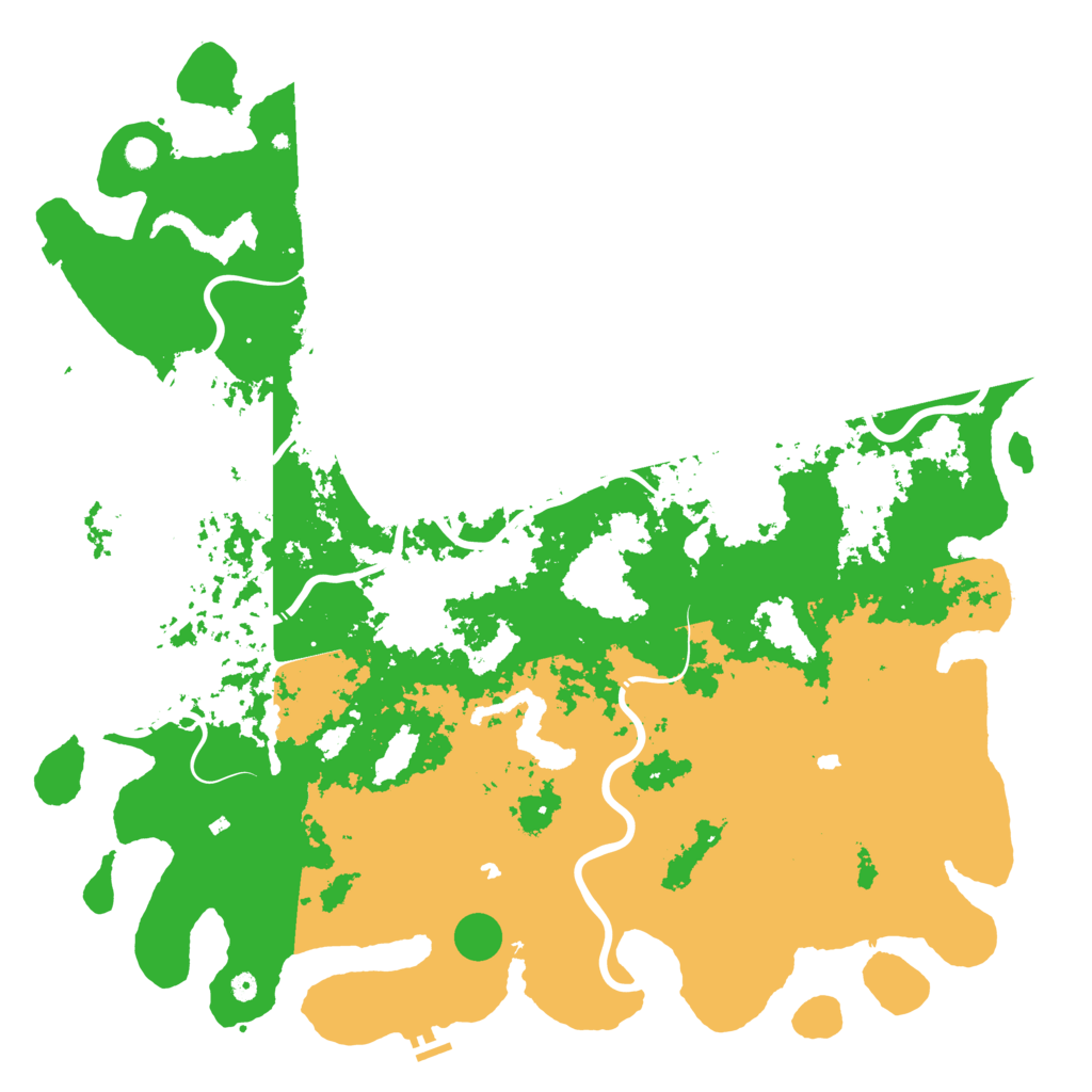 Biome Rust Map: Procedural Map, Size: 6000, Seed: 2144148954