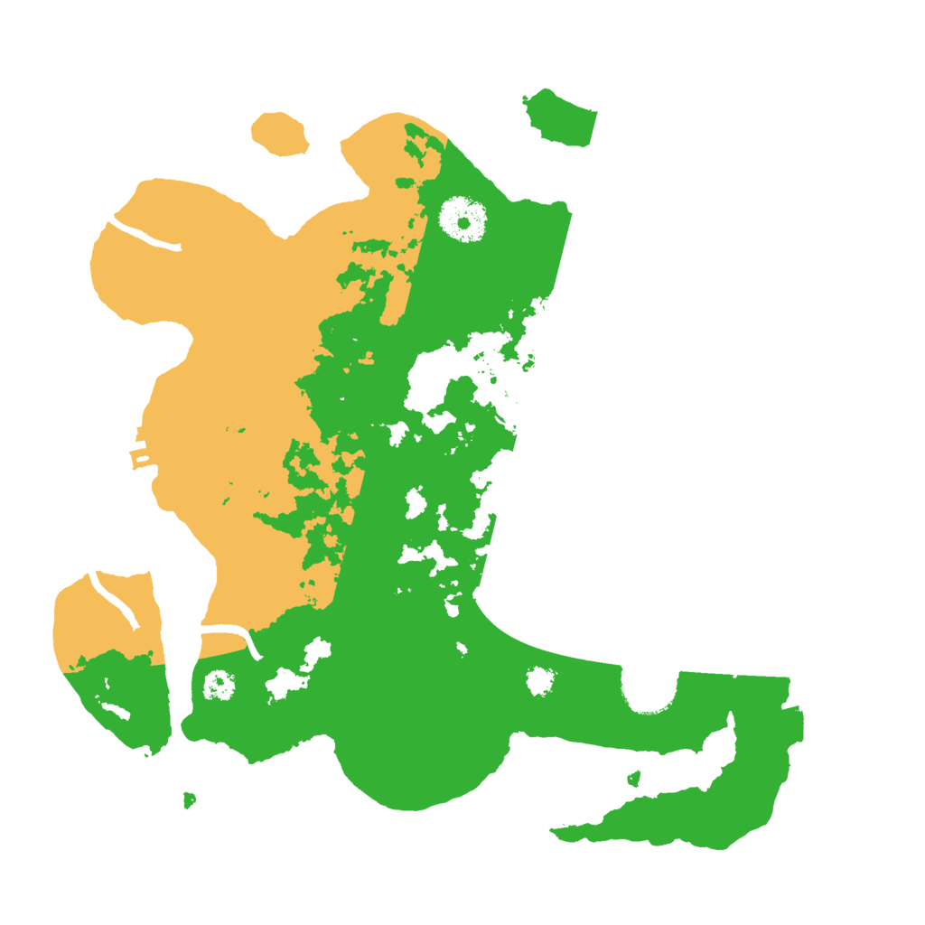 Biome Rust Map: Procedural Map, Size: 3000, Seed: 1368986380