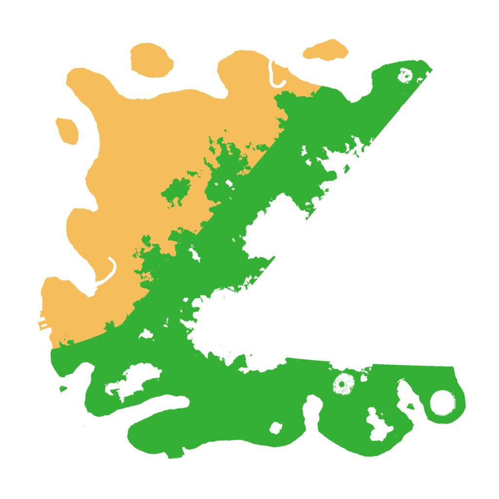 Biome Rust Map: Procedural Map, Size: 3500, Seed: 1141643927