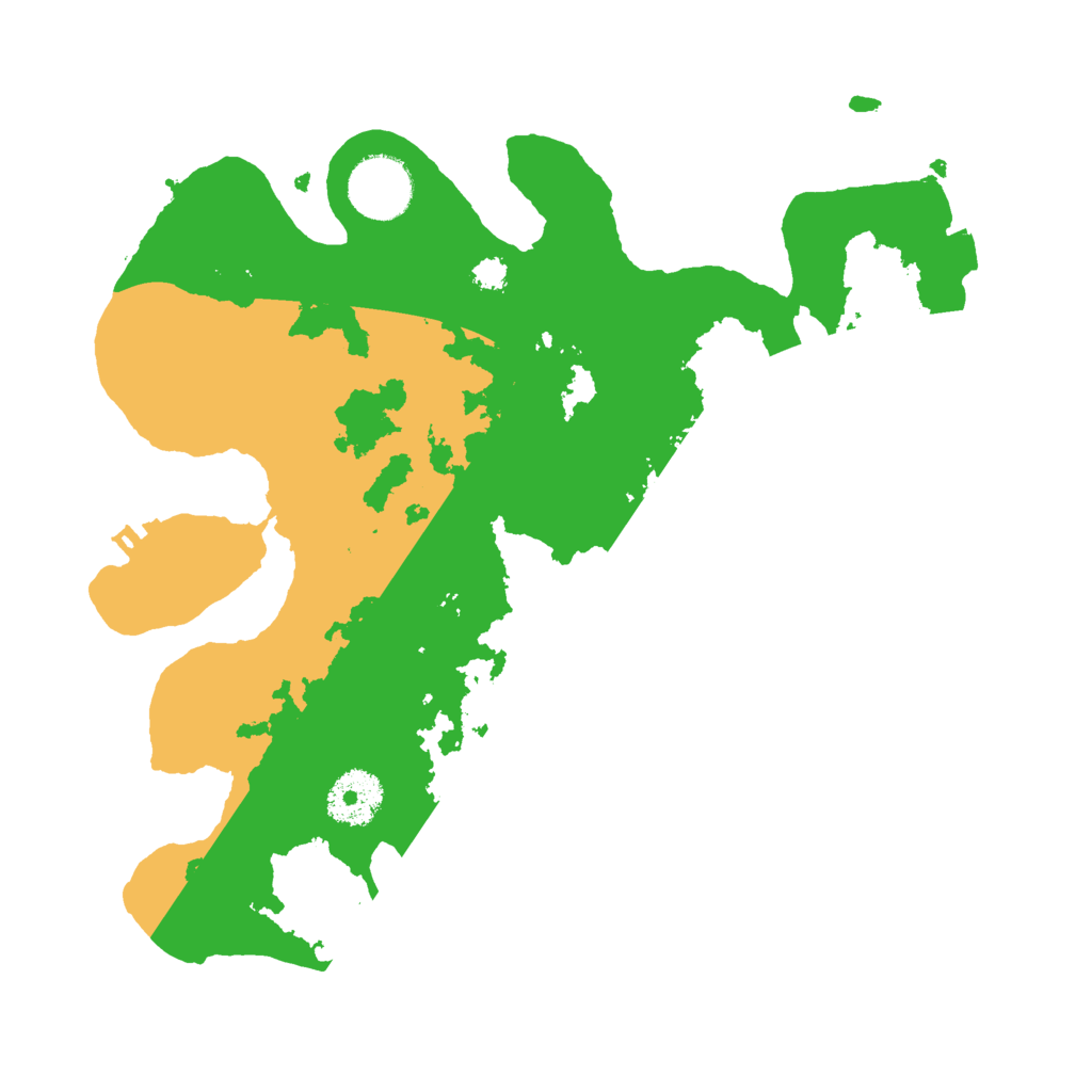 Biome Rust Map: Procedural Map, Size: 3000, Seed: 619929592