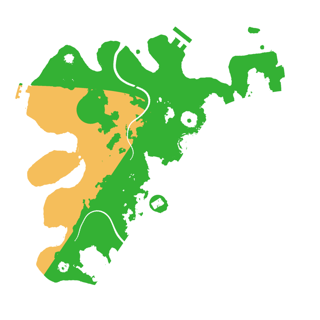 Biome Rust Map: Procedural Map, Size: 3000, Seed: 619929592