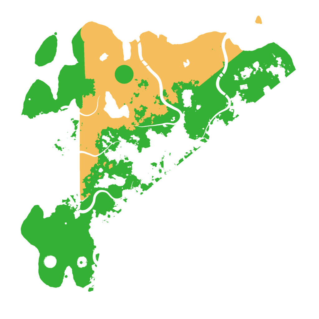 Biome Rust Map: Procedural Map, Size: 4500, Seed: 50862262