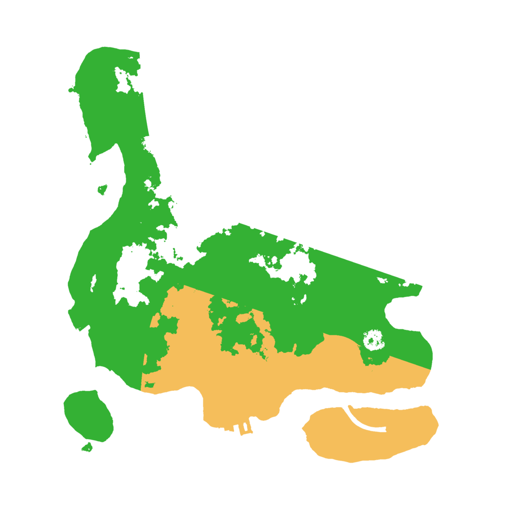 Biome Rust Map: Procedural Map, Size: 2500, Seed: 1715937017
