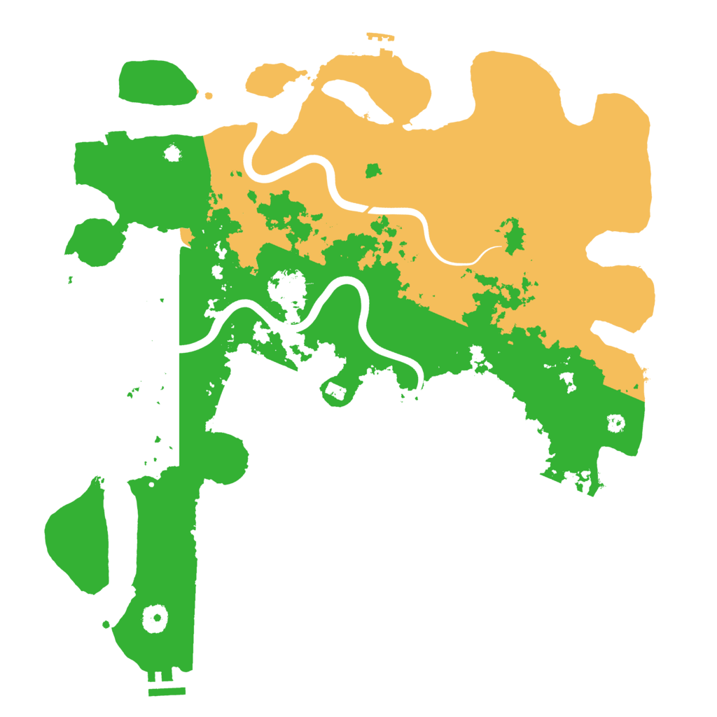 Biome Rust Map: Procedural Map, Size: 3909, Seed: 27951