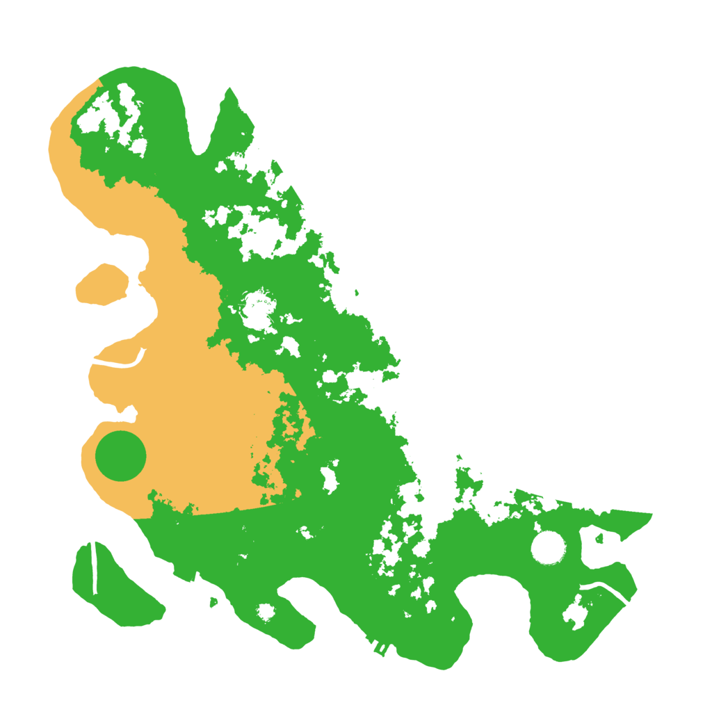 Biome Rust Map: Procedural Map, Size: 3700, Seed: 1599174694