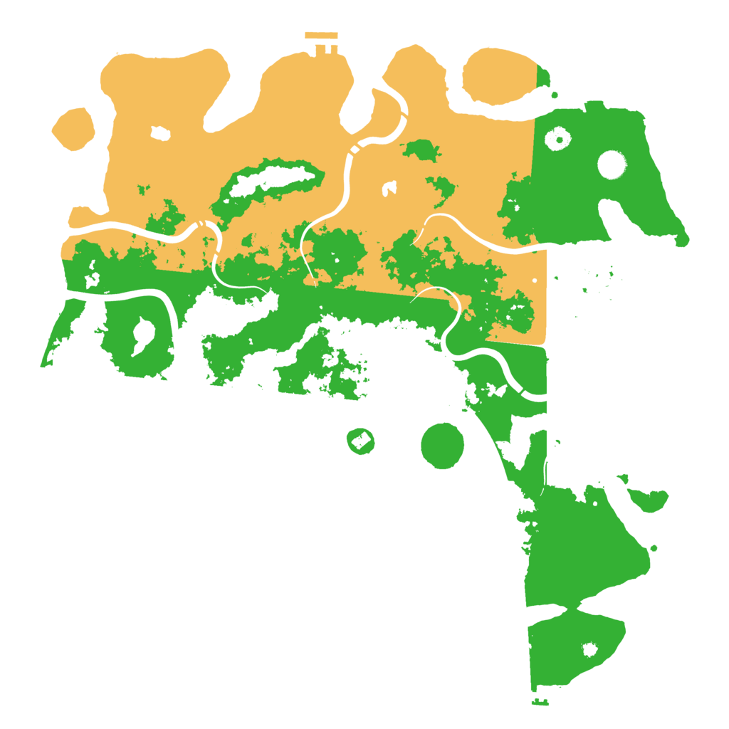 Biome Rust Map: Procedural Map, Size: 4500, Seed: 202978868