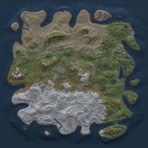 Thumbnail Rust Map: Procedural Map, Size: 4500, Seed: 202978868, 19 Monuments