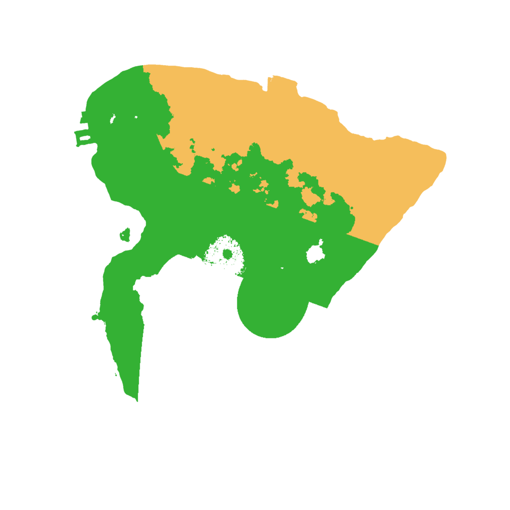 Biome Rust Map: Procedural Map, Size: 2000, Seed: 303871028