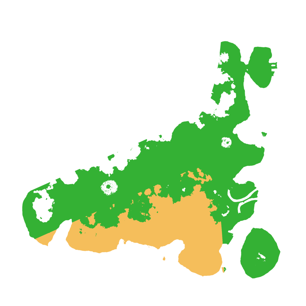 Biome Rust Map: Procedural Map, Size: 3000, Seed: 8163800