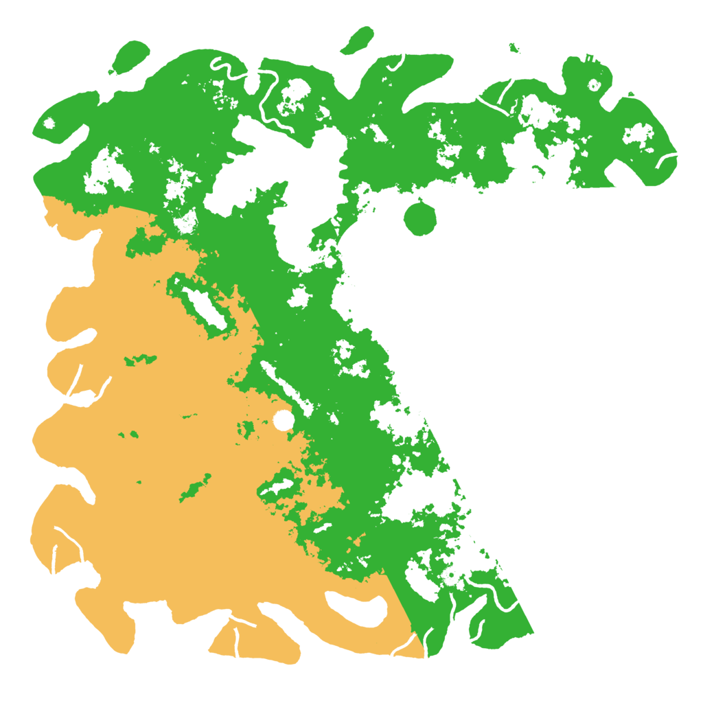 Biome Rust Map: Procedural Map, Size: 6000, Seed: 884696628