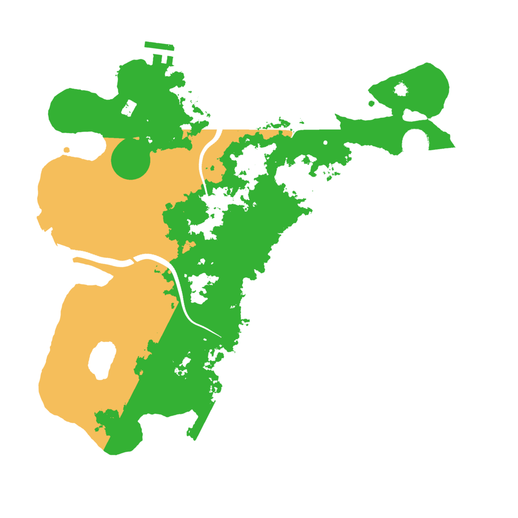 Biome Rust Map: Procedural Map, Size: 3500, Seed: 1668697067