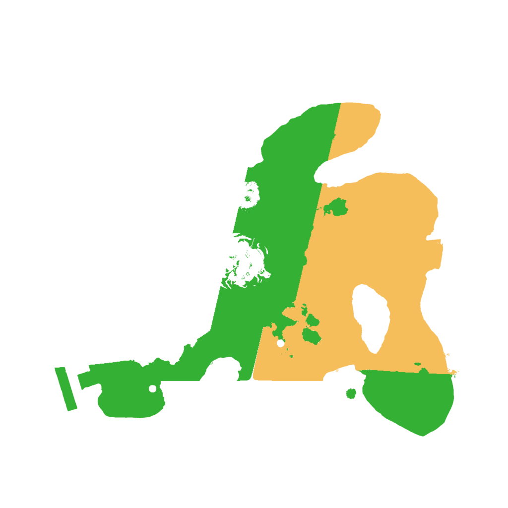 Biome Rust Map: Procedural Map, Size: 2000, Seed: 71223